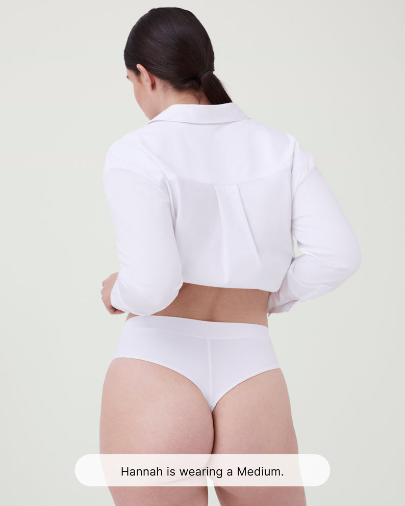 Spanx:The Blouse Bodysuit - Classic White