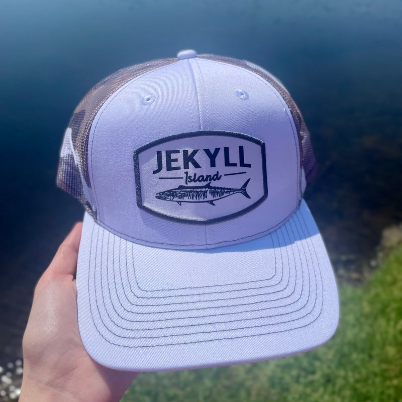 Jekyll Trucker Hat • White Camo