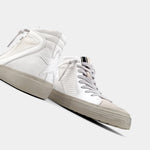 Rooney High Top Sneakers • White Snake