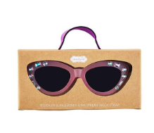 Toddler Girl Sunglasses & Strap Set
