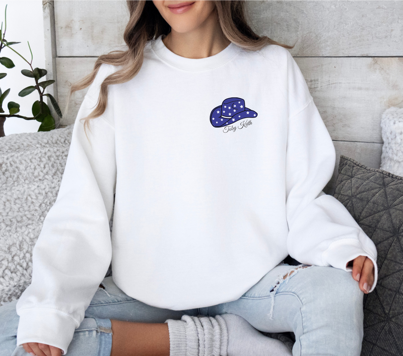 The Best Of Toby Keith Sweatshirt • White
