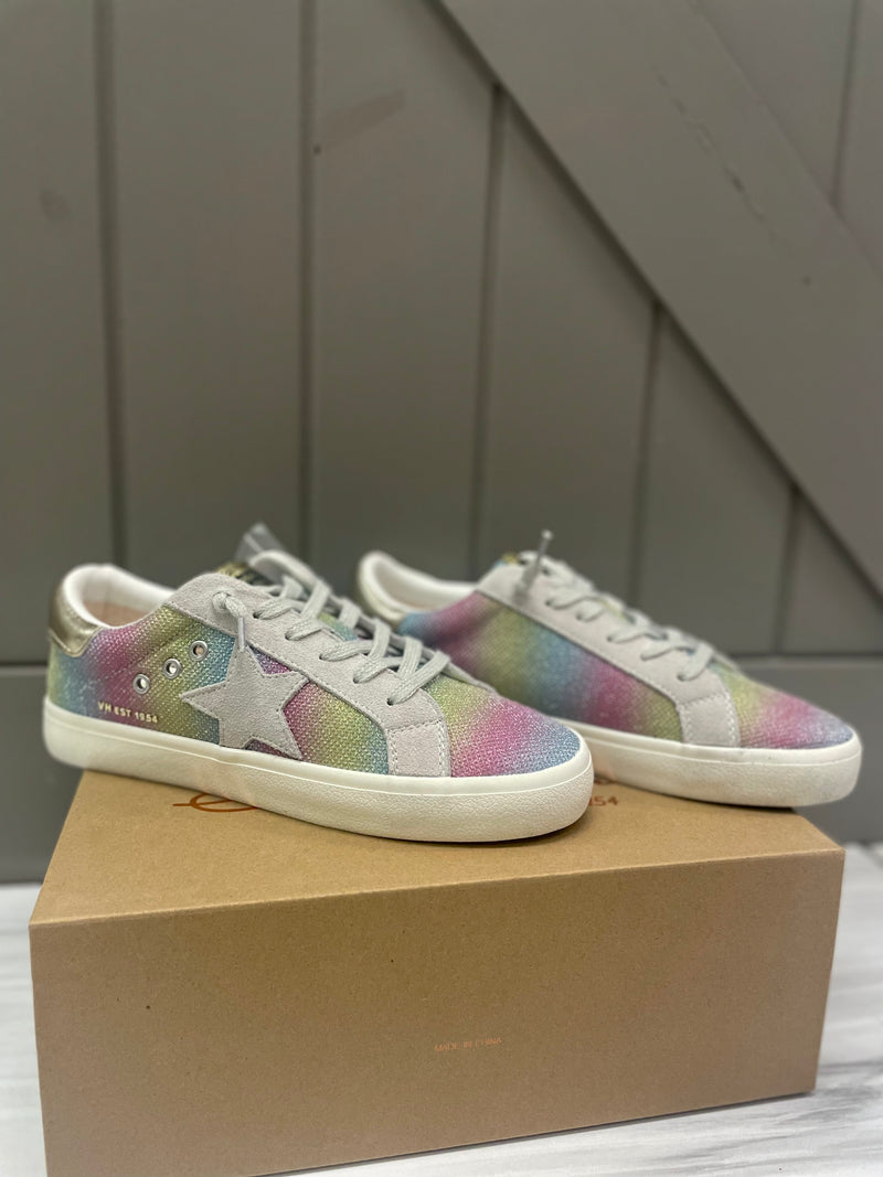 Rainbow sneaker sales