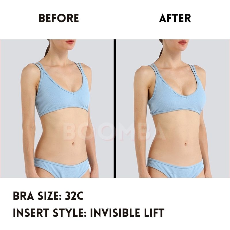 BOOMBA  Patented Adhesive Inserts on Instagram: Instant lift and push up  in seconds with our invisible lift insert! Still get the support and lift  without having to wear an annoying uncomfortable