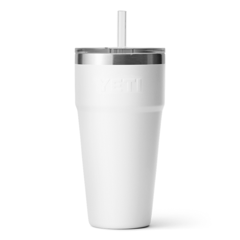 YETI Rambler 26oz Straw Cup with Straw Lid-White