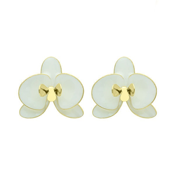 Orchid Stud Earrings