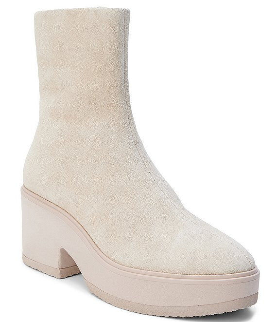 Jessie Suede Boot • Ecru