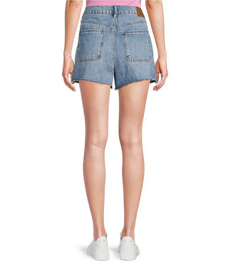 Iliana 3" Inseam A-Line Shorts • Medium Wash