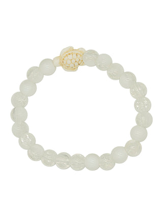 Sea Turtle Tracking Bracelet • Clear White