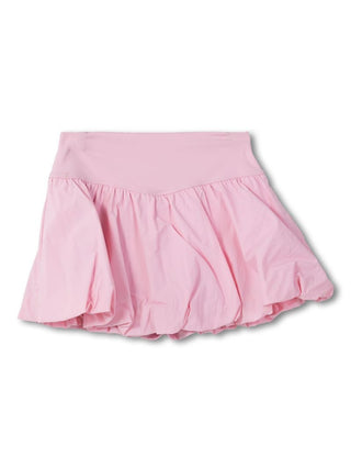 Bubble Hem Skirt • Pink