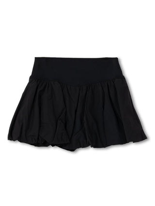 Bubble Hem Skirt • Black