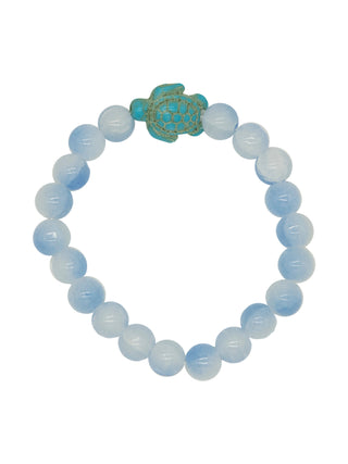 Sea Turtle Tracking Bracelet • Sky Blue