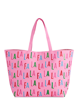 Fa La La Gifting Tote • Pink