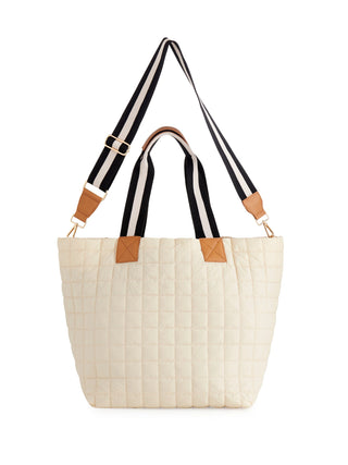 Ezra Travel Tote • Ivory