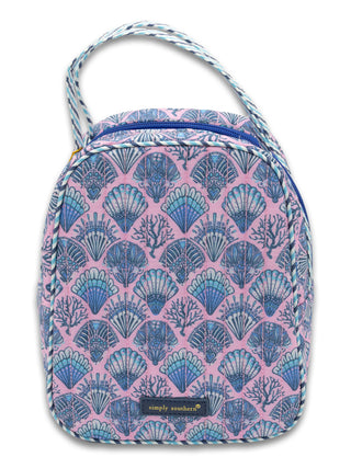 Quilted Lunch Bag • Scallop Shells