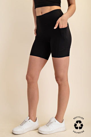 Wrenn Biker Shorts • Black