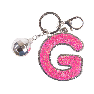 Simply Disco Keychain • Initials