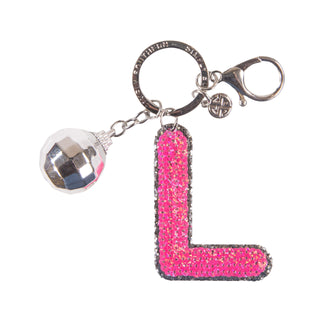 Simply Disco Keychain • Initials