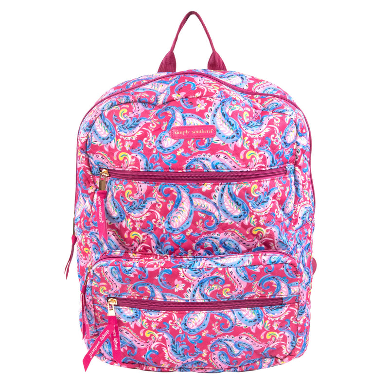 Simply Quilted Backpack • Paisley Print
