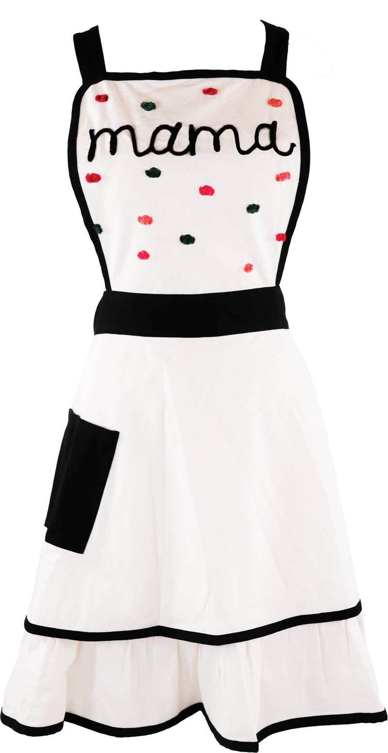 Adult Mama Apron • Polka Dot