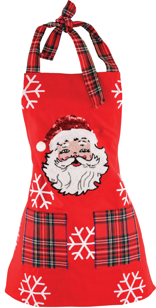 Youth Christmas Apron • Santa