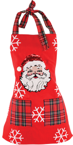 Adult Christmas Apron • Santa