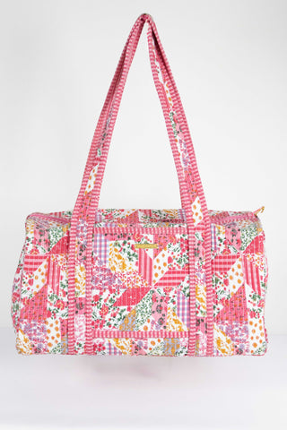 Simply Quilted Duffle • Multi Flower