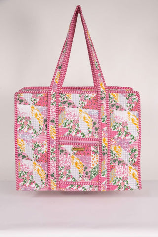Simply Quilted Tote • Multi Flower