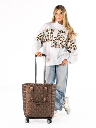 Swivel Rolling Tote • Copper