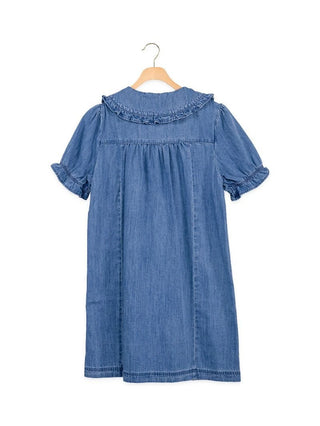 Button-Up Denim Dress • Medium Wash