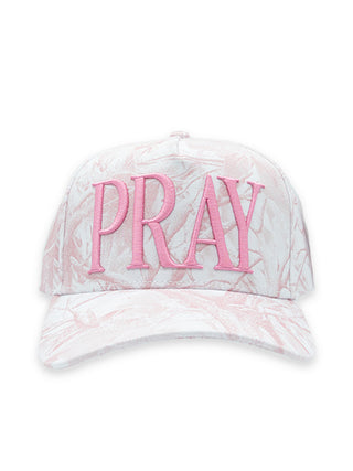 Everyday Embroidered PRAY Hat • Pink Camo