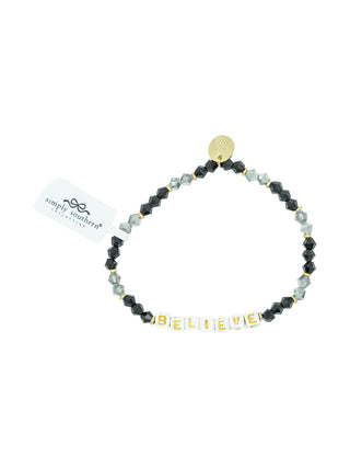 Beaded Positivity Bracelet • Believe