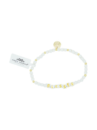 Beaded Positivity Bracelet • Blessed