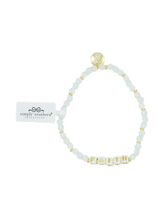 Beaded Positivity Bracelet • Faith