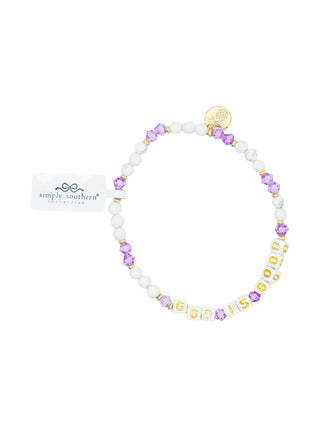 Beaded Positivity Bracelet • God Is Good