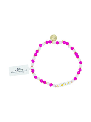 Beaded Positivity Bracelet • Love