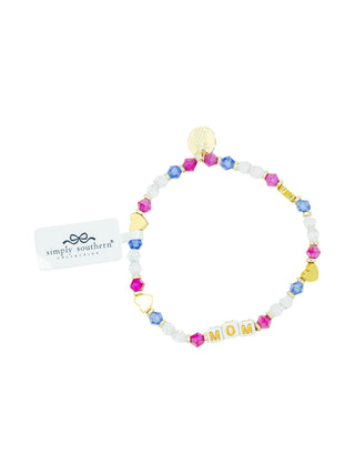 Beaded Positivity Bracelet • Mom