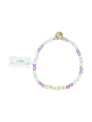 Beaded Positivity Bracelet • Smile