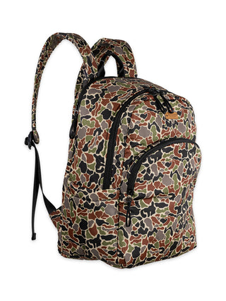 Men's School Backpack • Dark Camo