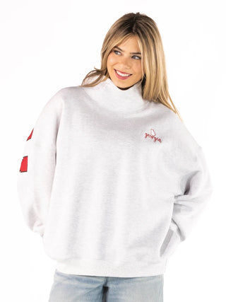 State Mock Neck Sweatshirt • Georgia