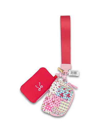 ID Coin Wristlet • Quilted Ribbon