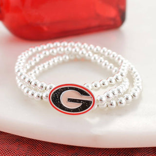 Georgia Glitter Enamel Stretch Bracelet Set