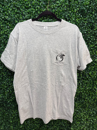 Classic Stay Southern Pocket Tee • Light Gray