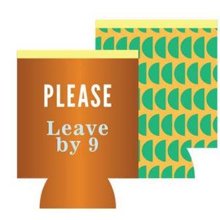 Regular Can Sleeve • Please Leave By 9 Metallic