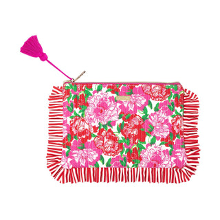 Quilted Ruffle Pouch • Maggies Bouquet