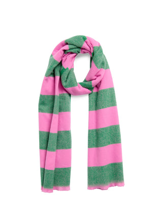 Calypso Scarf • Green & Pink