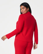 SPANX® AirEssentials Mock Neck Top • Red