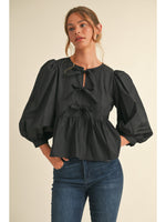 Seal The Deal Bow Top • Black