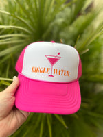 Giggle Water Foam Trucker Hat • Hot Pink
