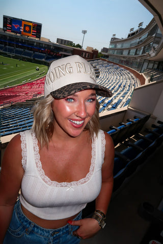 Going Places! Hat • Leopard/ Natural