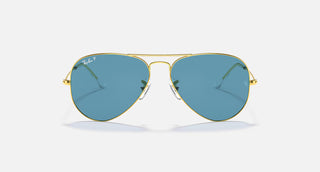 Aviator Large Metal Legend Gold w/ Blue